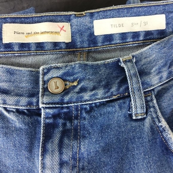Pilcro and the Letterpress Tilde high rise jeans - Picture 3 of 4